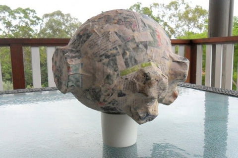 fabriquer une tirelire en papier maché