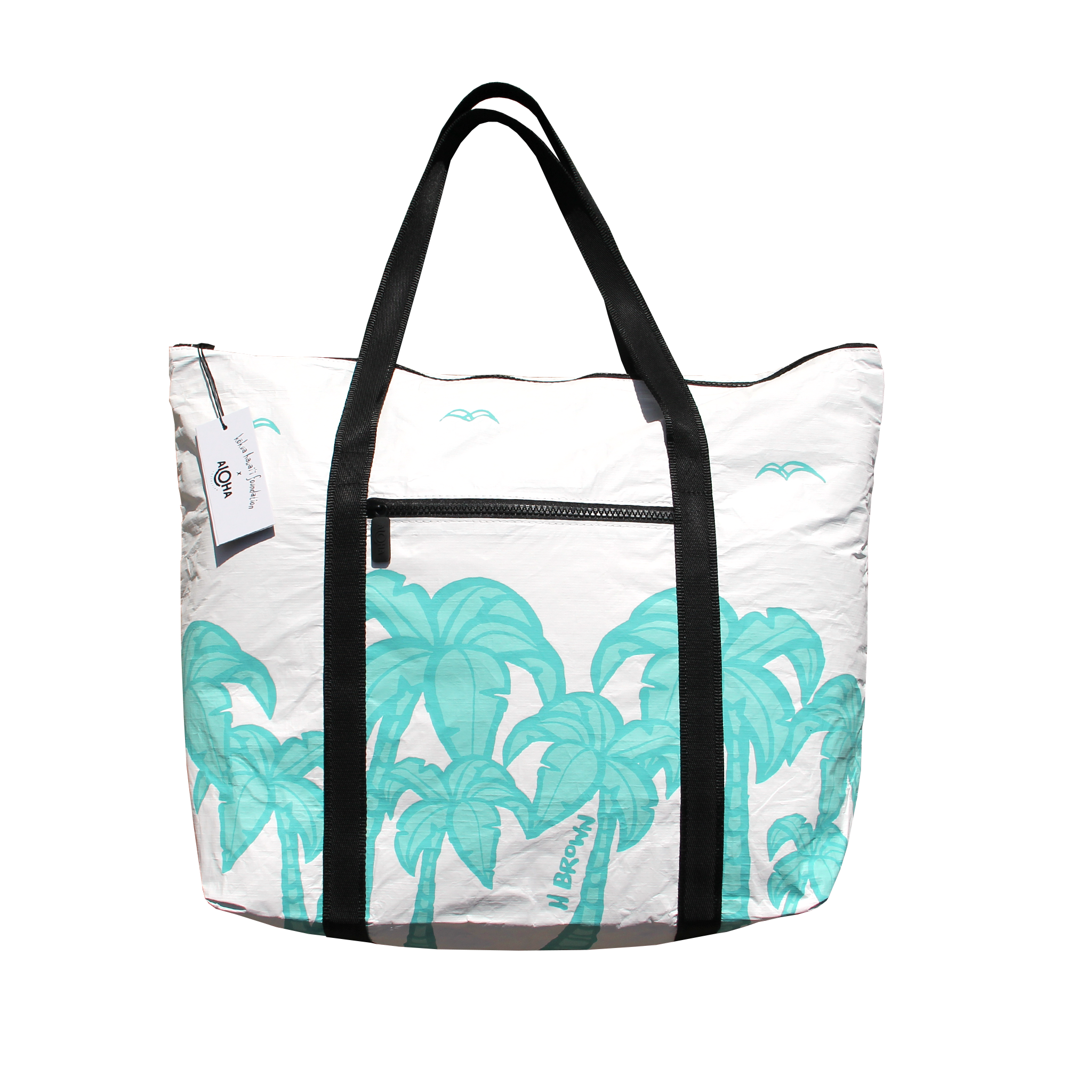 plastic beach bag with zipper
