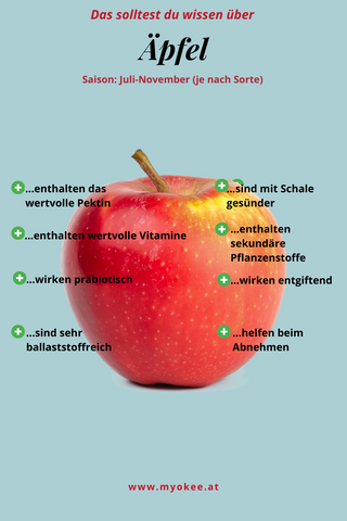 Apfel Vor,-Nachteile 