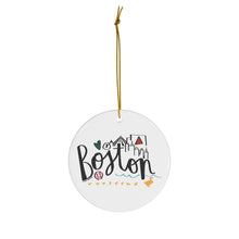 Load image into Gallery viewer, Boston Doodle Ceramic Ornament