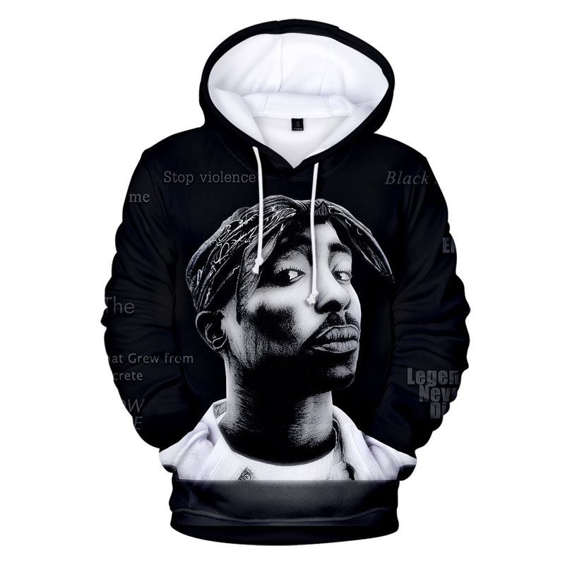 tupac cropped hoodie