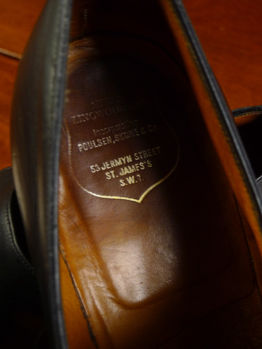 23/0330 vintage new & lingwood (poulsen, skone) black calf leather