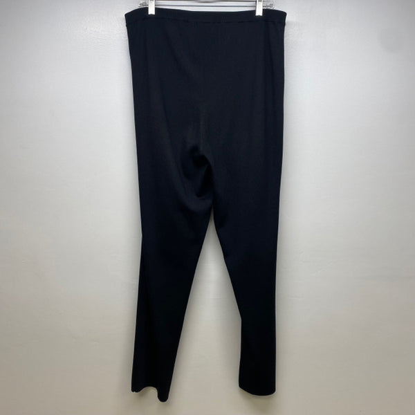 Chico's Size 2R-(12-14) Women's Black Solid Wide Leg Pants – Treasures  Upscale Consignment