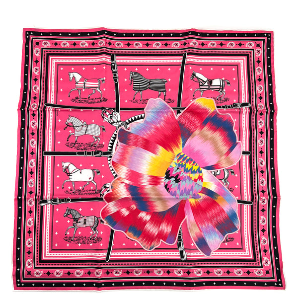 Hermes Scarf Nano Brides de Gala Noir / Blanc / Or New w/ Box – Mightychic