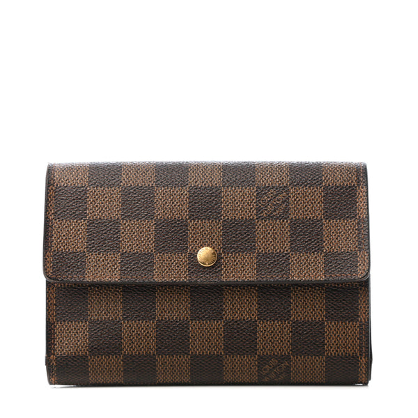 Louis Vuitton Porte Carte Double Monogram Eclipse Card Holder