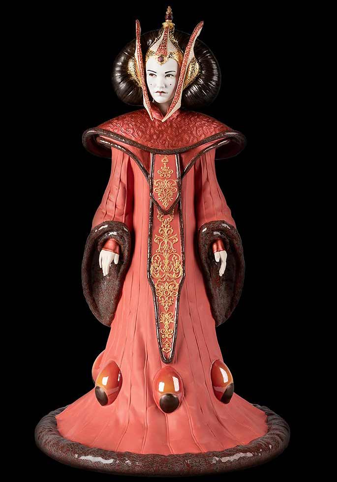 Lladro Star Wars Queen Amidala In The Throne Room 01009413