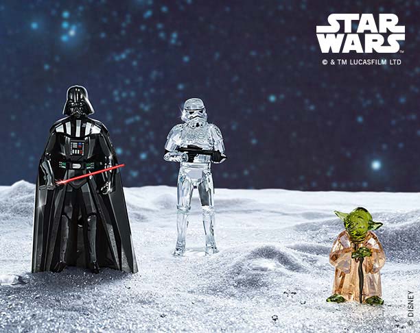 Swarovski Crystal Star Wars Figurines Biggs Ltd