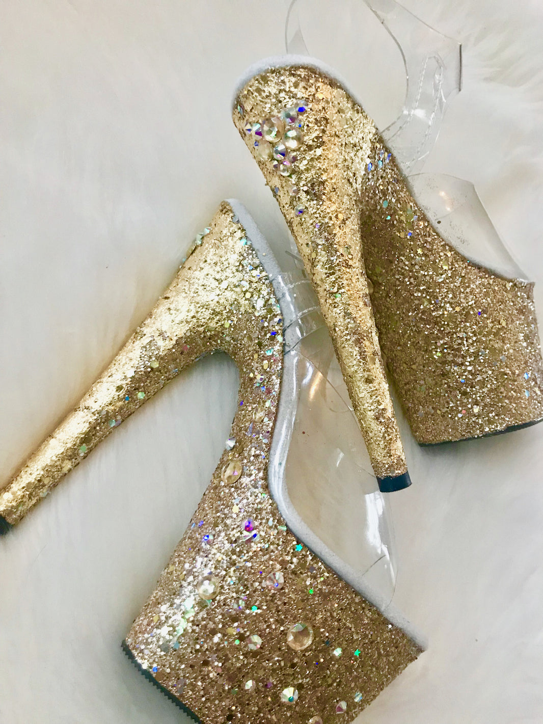 Nightshade Designs Custom Exotic Glitter Heels