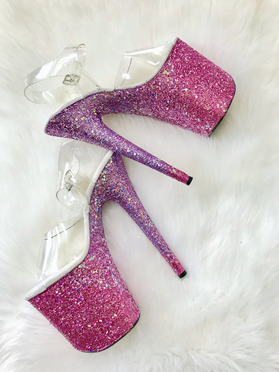 Nightshade Designs Custom Exotic Glitter Heels