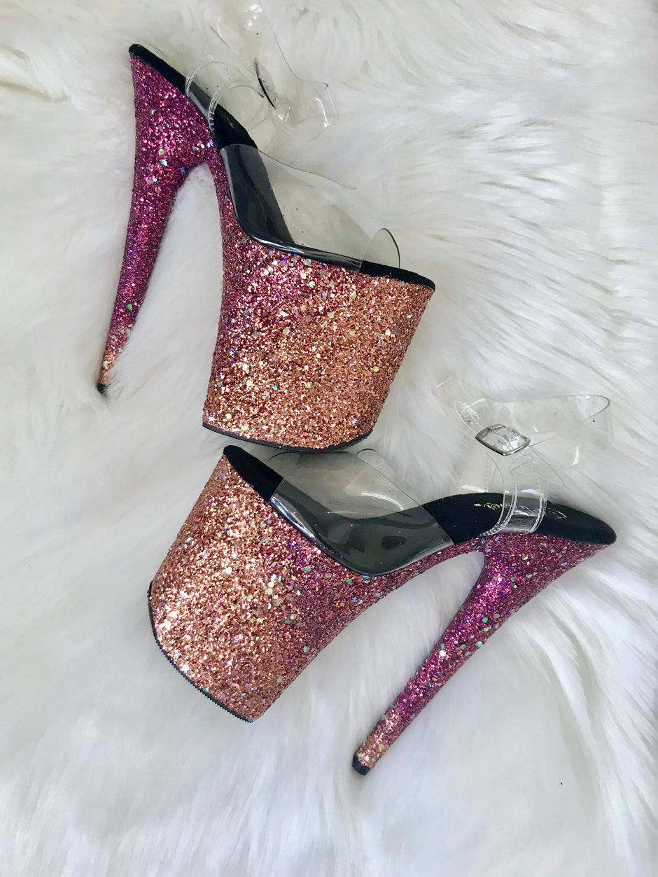 Nightshade Designs Custom Exotic Glitter Heels