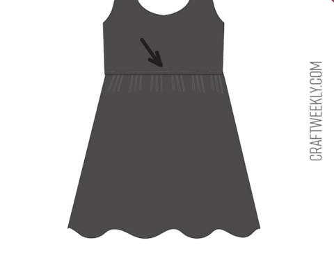 How To Make A Dress (Step 7) - Topstitch For Strength