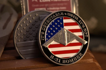 B-21 bomber coin