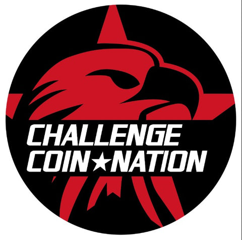Challenge Coin Nation eagle logo