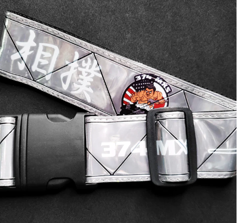 Custom imprinted gray USAF reflective belt