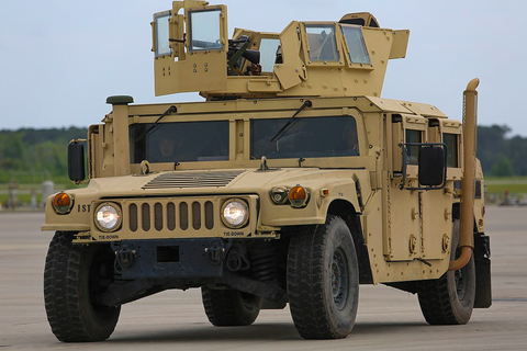 Army HumVee vehicle