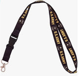 Custom ID badge holder lanyard. Lanyards provide a convenient method for wearing badges, or other workplace identification cards.  But why have a boring old generic one when we can make you a custom one?