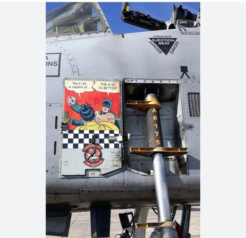 A-10 Ladder Door Art