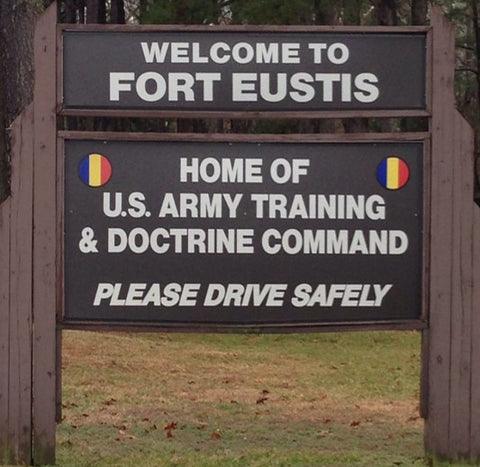 Ft Eustis base sign