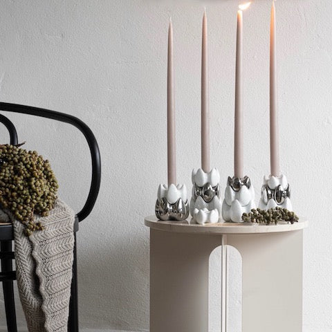 Candle holders porcelain design by Hong Kong artist - JAHOKO.COM