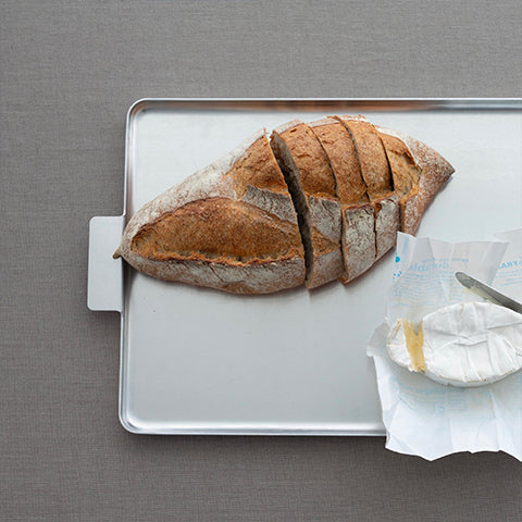 Alminium tray for bread, serving - use it for all kind of purposes