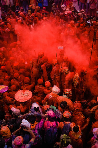 festivites durant la fete de holi