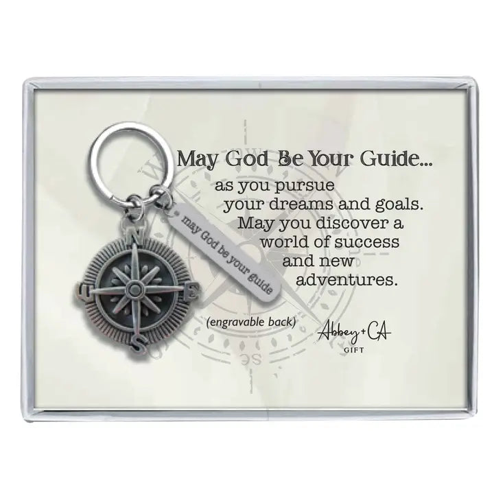 May God Be Your Guide Keychain