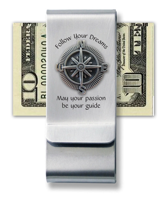 Follow Your Dreams Money Clip