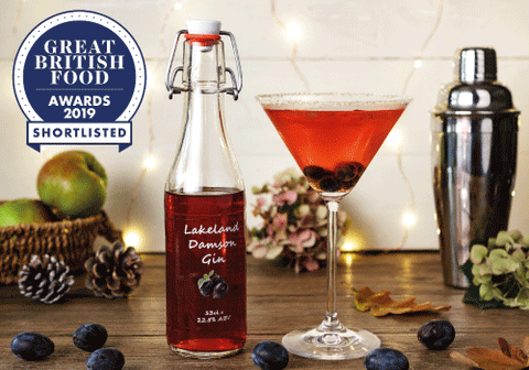 Great British Food Awards Shortlisted Entry Damson Gin Liqueur