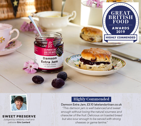 Cumbrian Delights - Lakeland Artisan - award winning Damson Jam