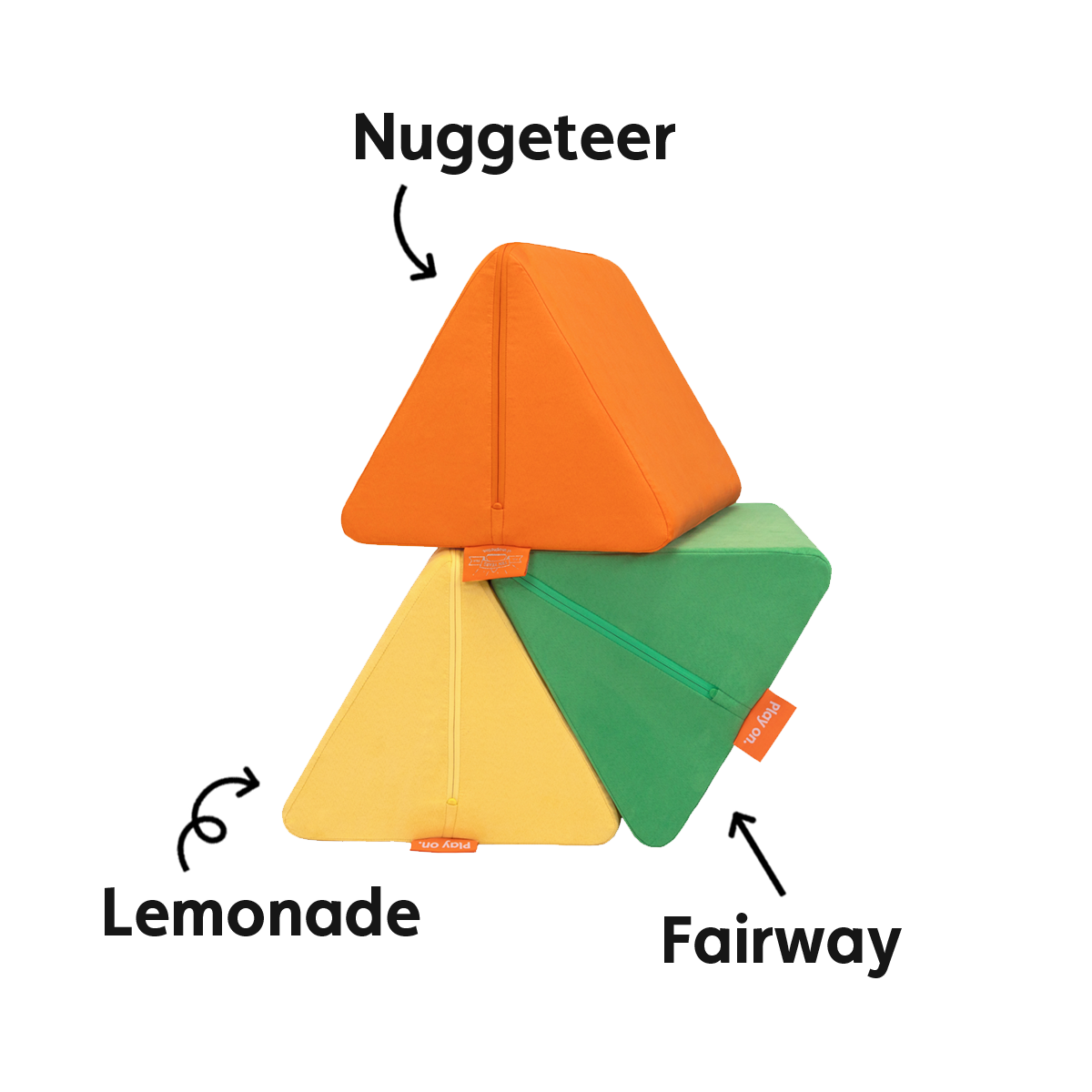 Color comparison with Nugget pillows using Nugetteer, lemonade, and Fairway