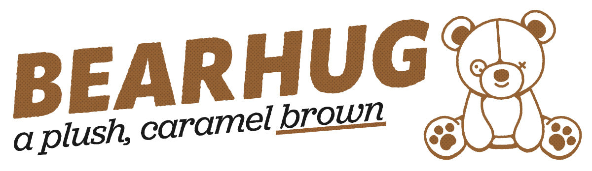 Bearhug, a plush caramel brown