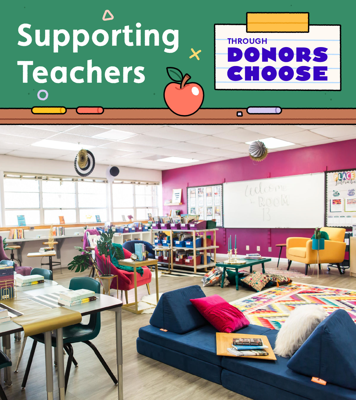 Supporting teachers through Donors Choose