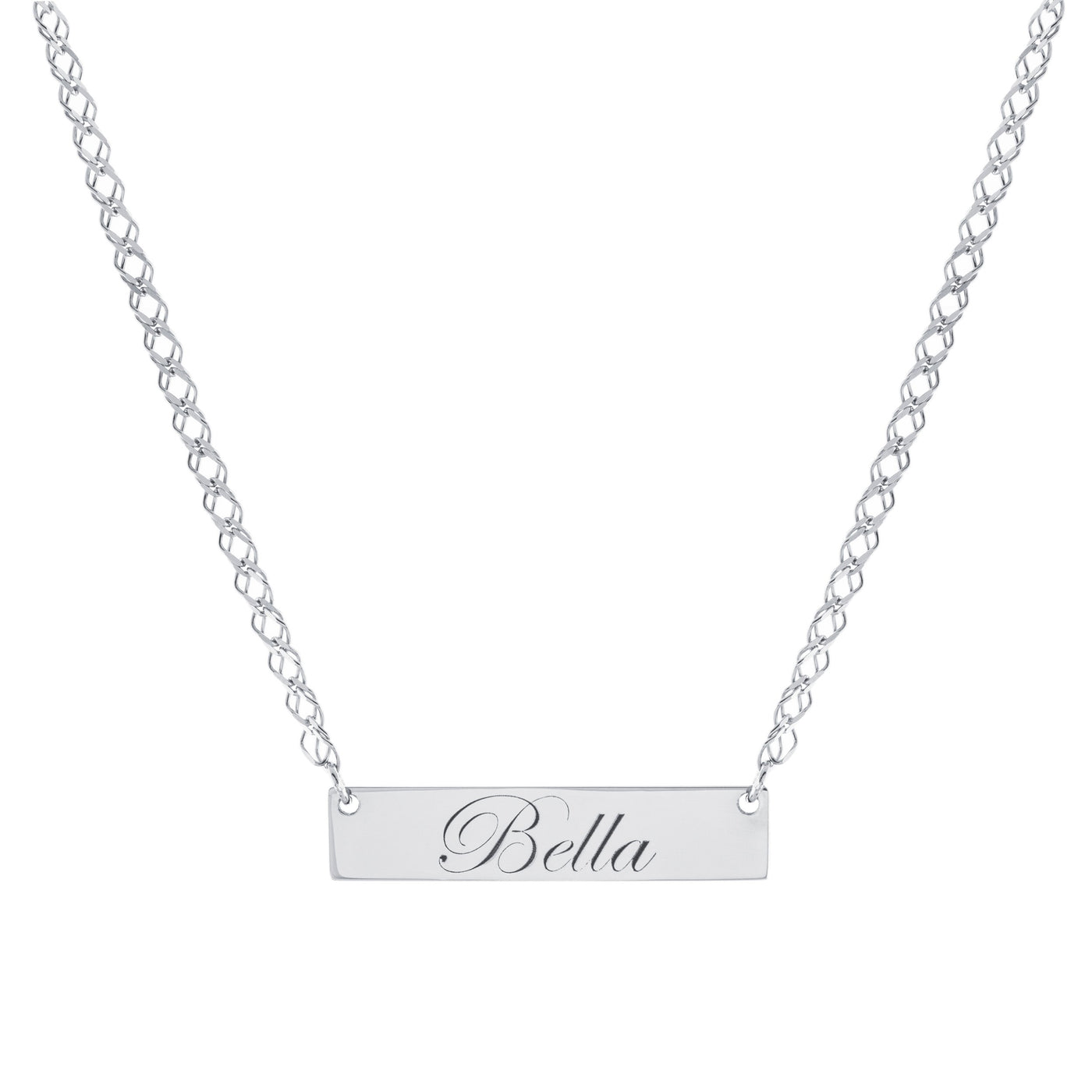 Barbie Silver Nameplate Necklace | MYER