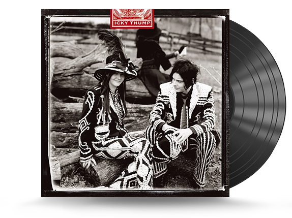 The White Stripes Elephant 20th Anniversary 2XLP Vinyl Red Smoke & Clear with Red & Black Smoke