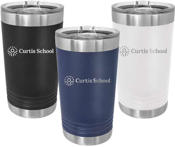 Blue Stainless Steel Tumbler 16 oz