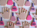 Hand & nail polish cookies