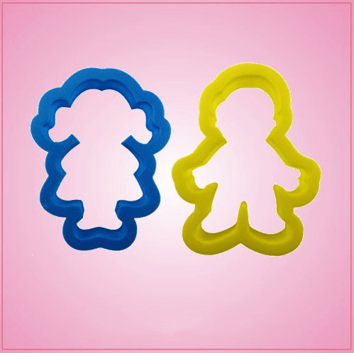 Boy and Girl Cookie Cutter Set - Cheap Cookie Cutters