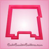 Pink Saw Horse Cookie Cutter