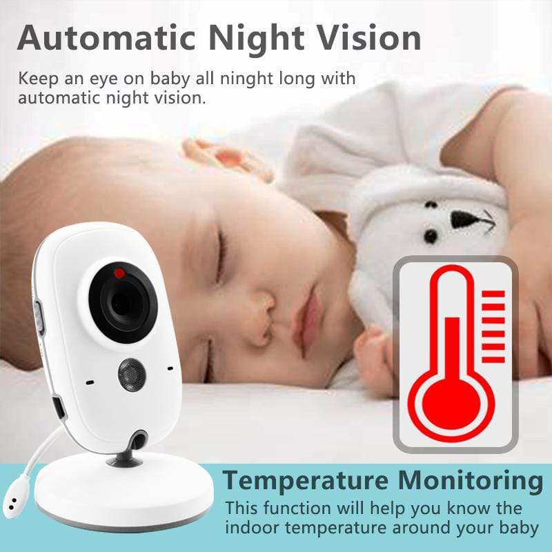 BushLine Security Cameras Wireless Video Color Baby Monitor