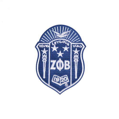 Zeta Phi Beta Shield Patch – Rosa's Greek Boutique, Inc.