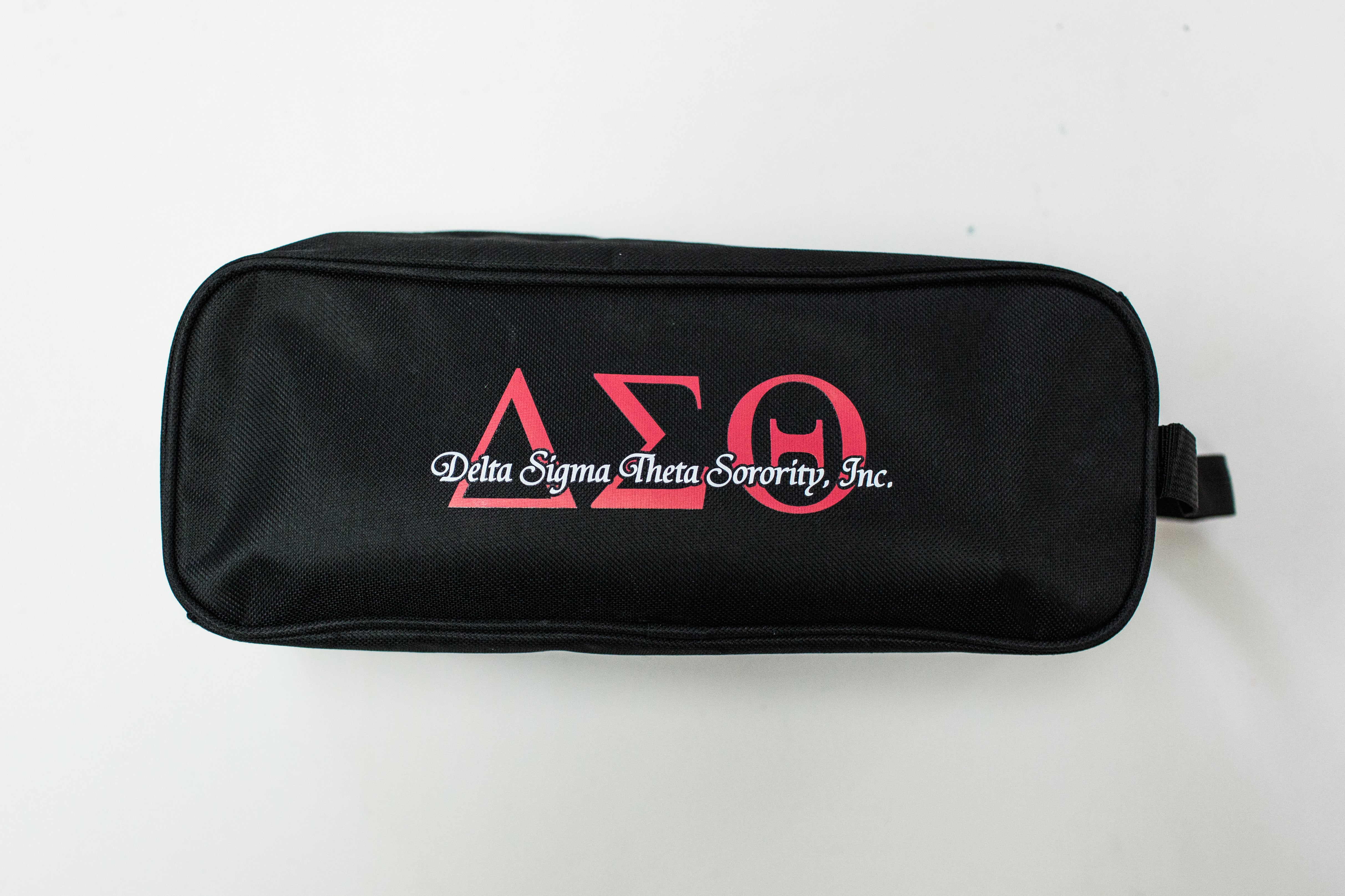 delta sigma theta shoe bag