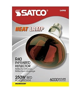 250 watt red heat bulb