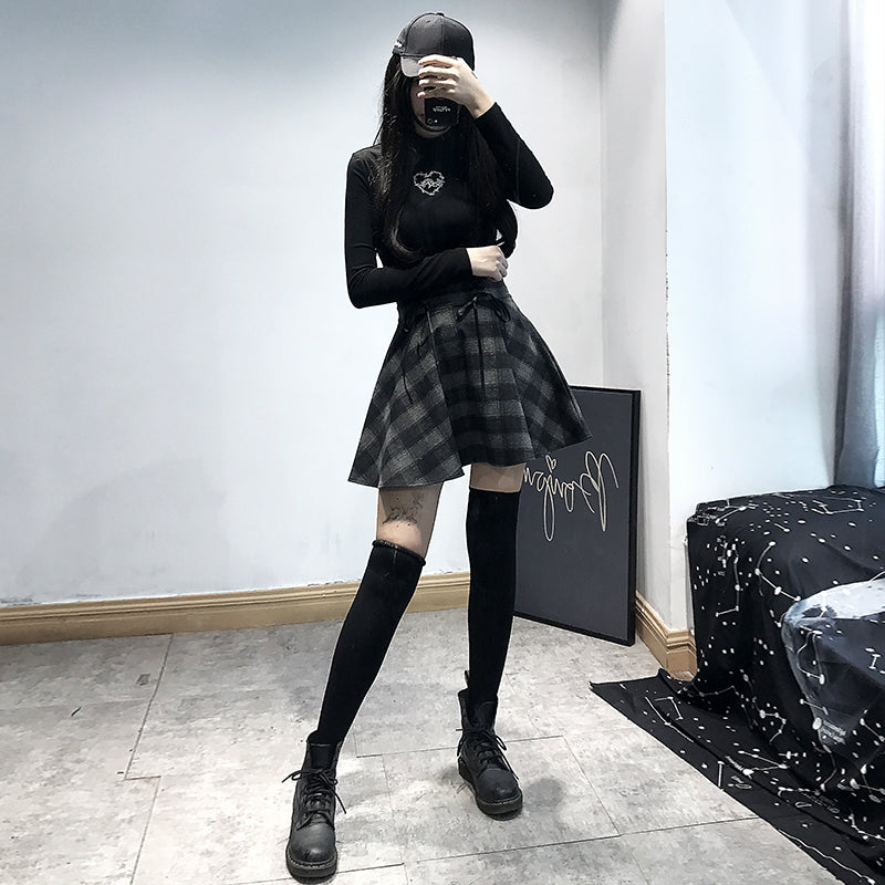 Gothic High Waist Skirt – YihFoo