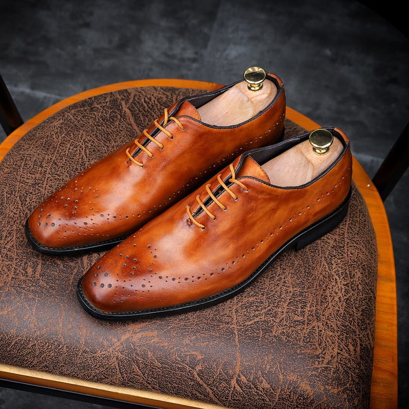 Italian Designer Vintage Men's Leather Shoes – SpringLime