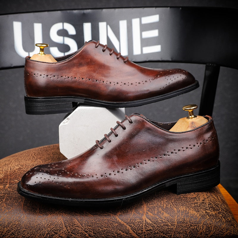 Italian Designer Vintage Men's Leather Shoes – SpringLime