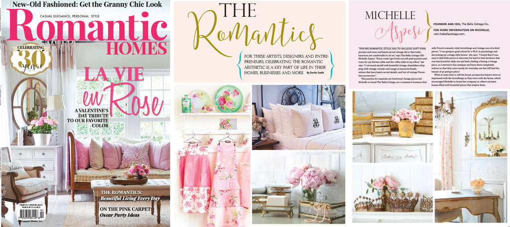 Romantic Homes - La Vie En Rose - February 2017