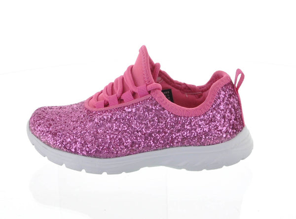 purple glitter tennis shoes