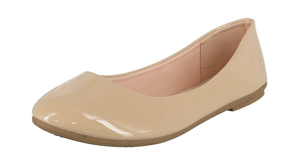 beige flat shoes