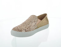 glitter slip on tennis shoes