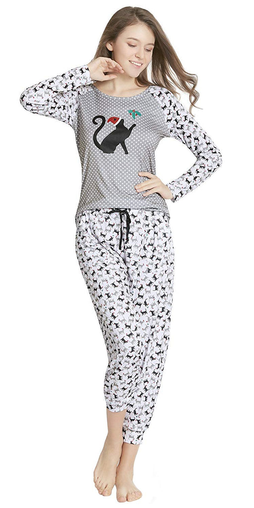 Ink+Ivy Pajamas for Women, Cute Holiday Woman Pajama Set - Tossed Cuti ...